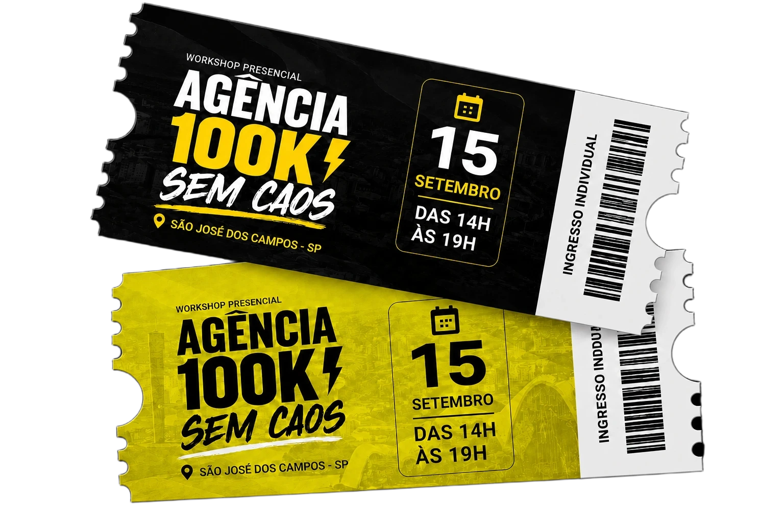 Ingresso Workshop Presencial Agência 100K Sem Caos